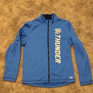 OKC thunder NBA Blue TX3 Cool Jacket, Men’s Small